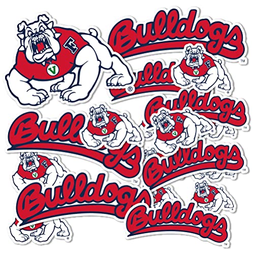 Desert Cactus Fresno State Sticker California State University Sticker Bulldogs Vinyl Decals Laptop Water Bottle Car Scrapbook Sheet T1 (Type 1-1)