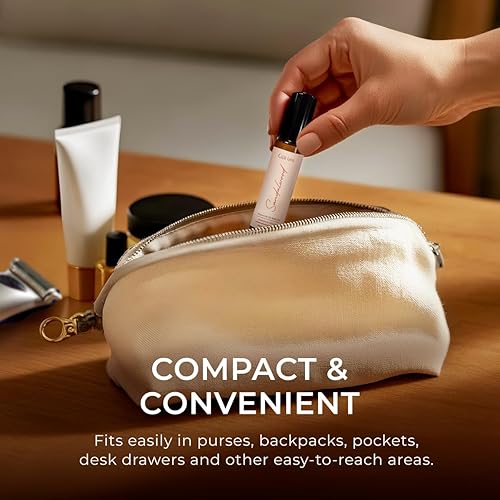 Miniatura 5 de Gya Labs Aceite esencial de sándalo roll-on para calmar la esencia en cualquier lugar, cuidado de la piel y aroma cautivador tanto para mujeres como