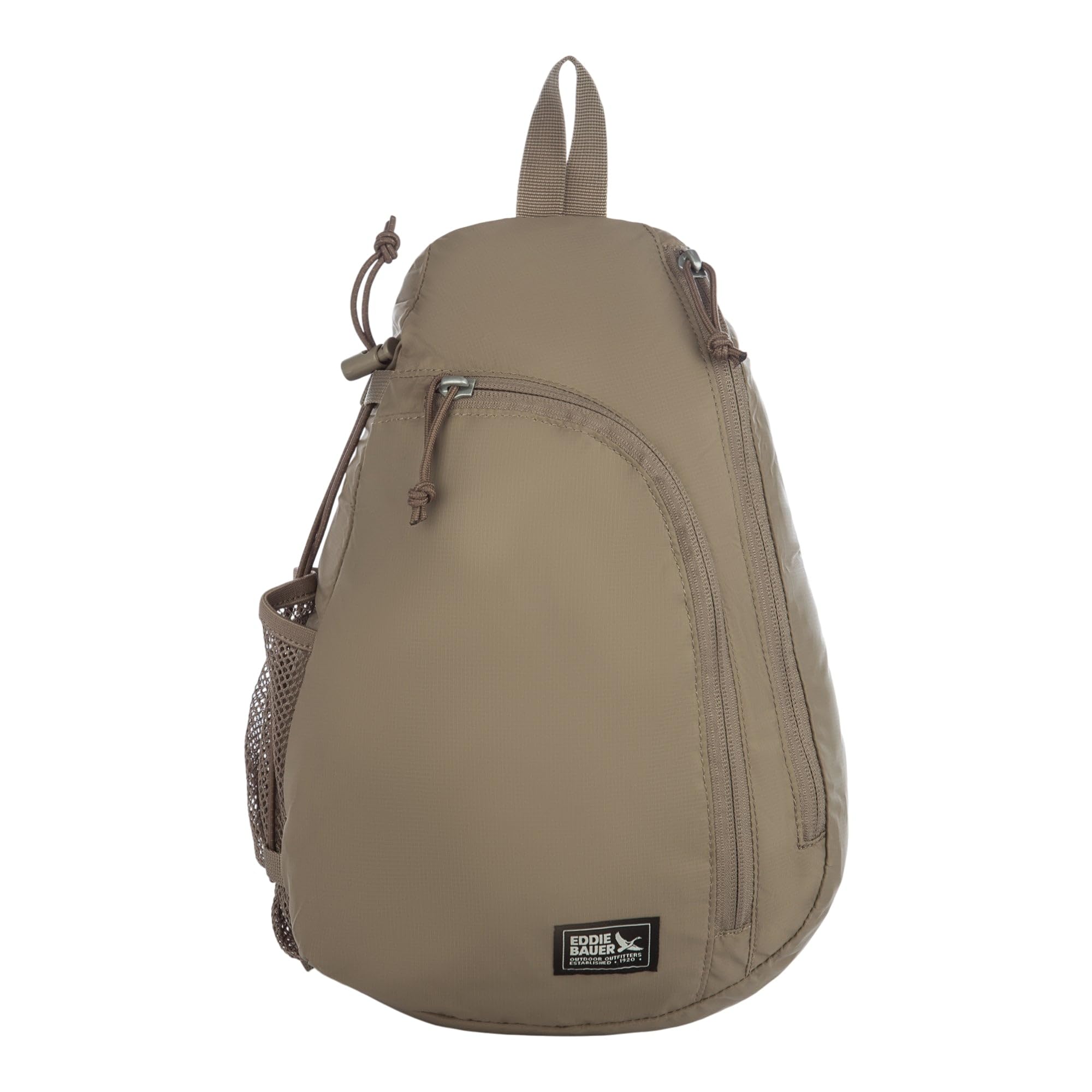 Eddie Bauer Ripstop 8L Shoulder Sling Pack with Padded Air-Mesh Adjustable Crossbody Strap for Right or Left Handed Fit - Slate