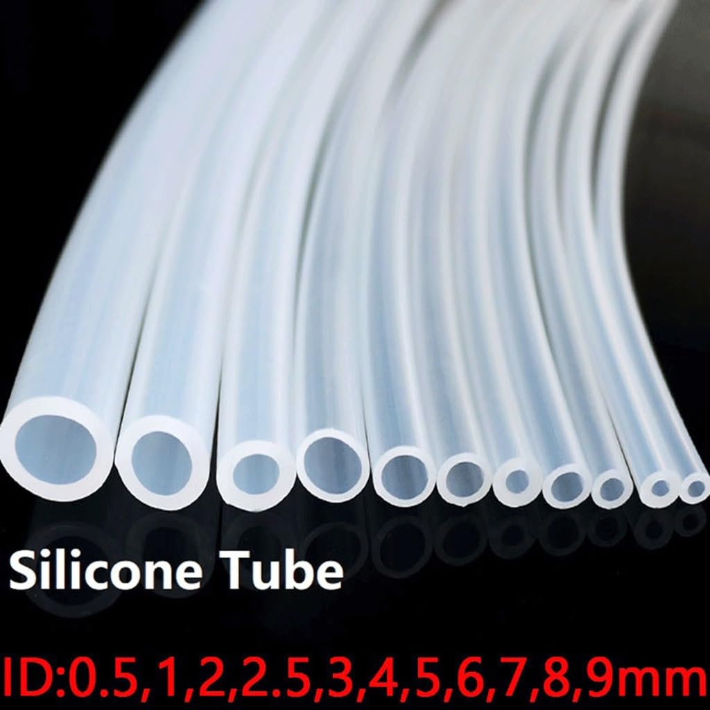 Tubo Flessibile In Silicone Trasparente 3M - Diametro 4mm Interno X 7mm Esterno, Per Idraulica E Acquari