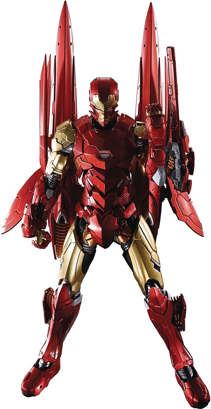 S.H. Figuarts Iron Man (Tech On The Avengers), Approx. 6.1 inches (155 mm), PVC & ABS & Die-Cast Pre-Painted Action Figure