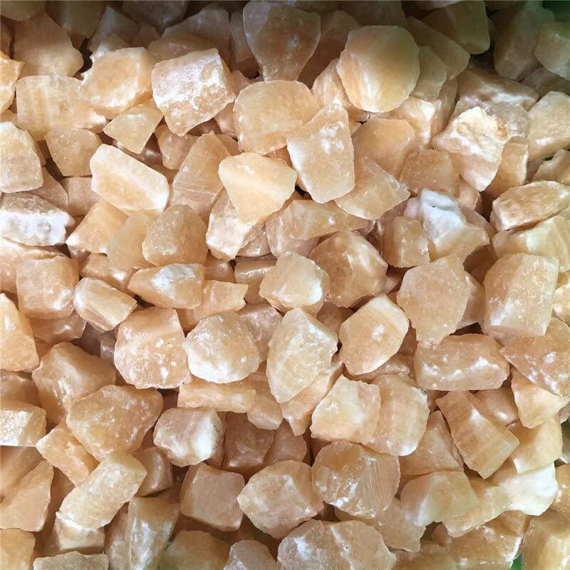 Natural Quartz Raw Natural Crystals Stones Gold Frozen Stone Calcite Rough for Sale - (Color: 100, Size: 20-30mm)