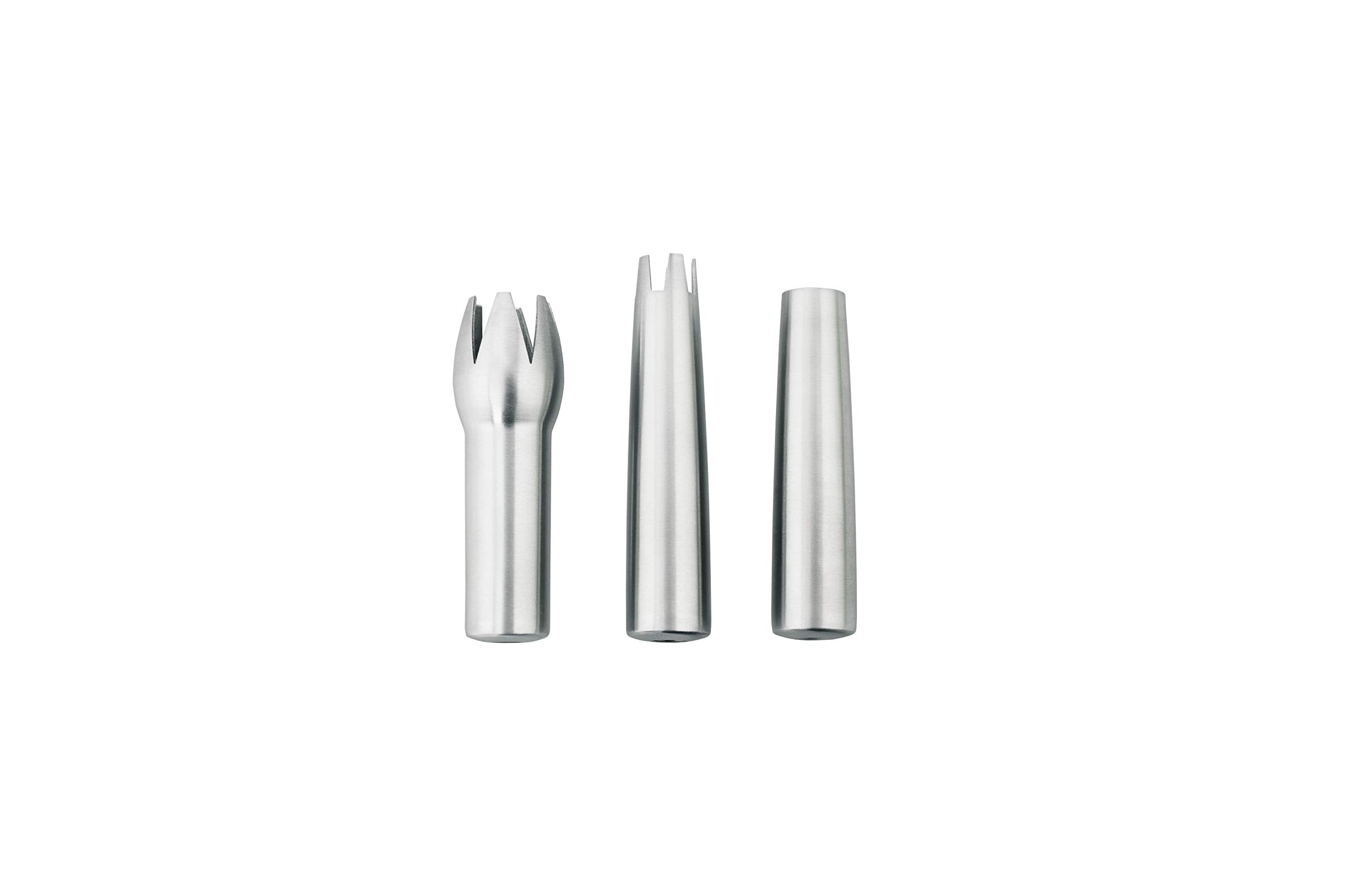 ISI CB502 Sifone montapanna. & Beccucci per Pasticceria, Acciaio Inossidabile, Argento