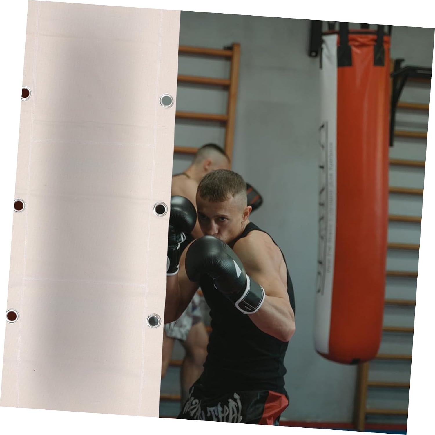 Triplet Portable Hanging Fitness Sandbag for Home Gym Lightweight Design with Reinforced Buckle for Martial Arts and Stress Relief