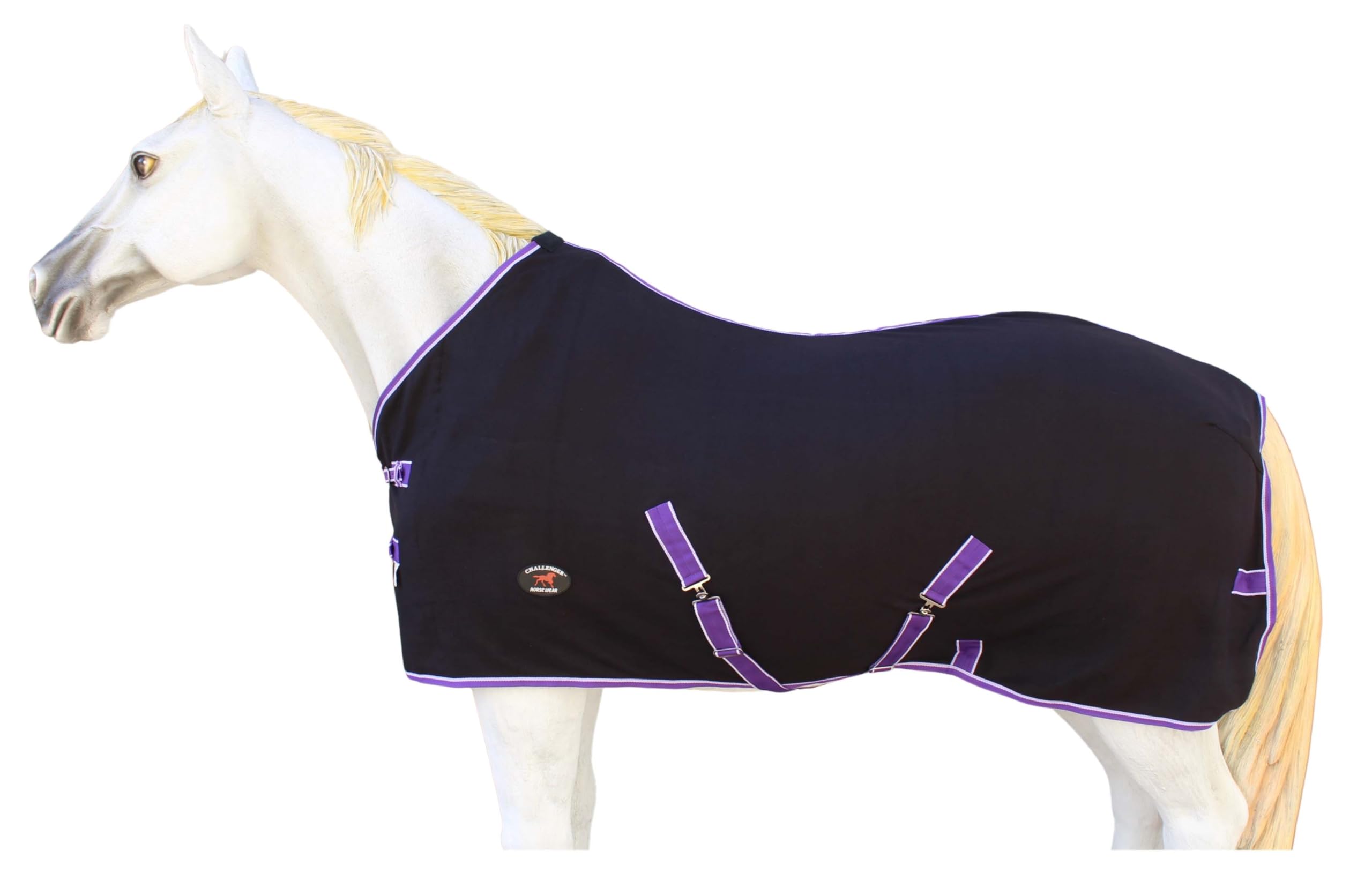64" Horse Soft Fleece Cooler Exercise Blanket Show Sheet Wicks Moisture 4391