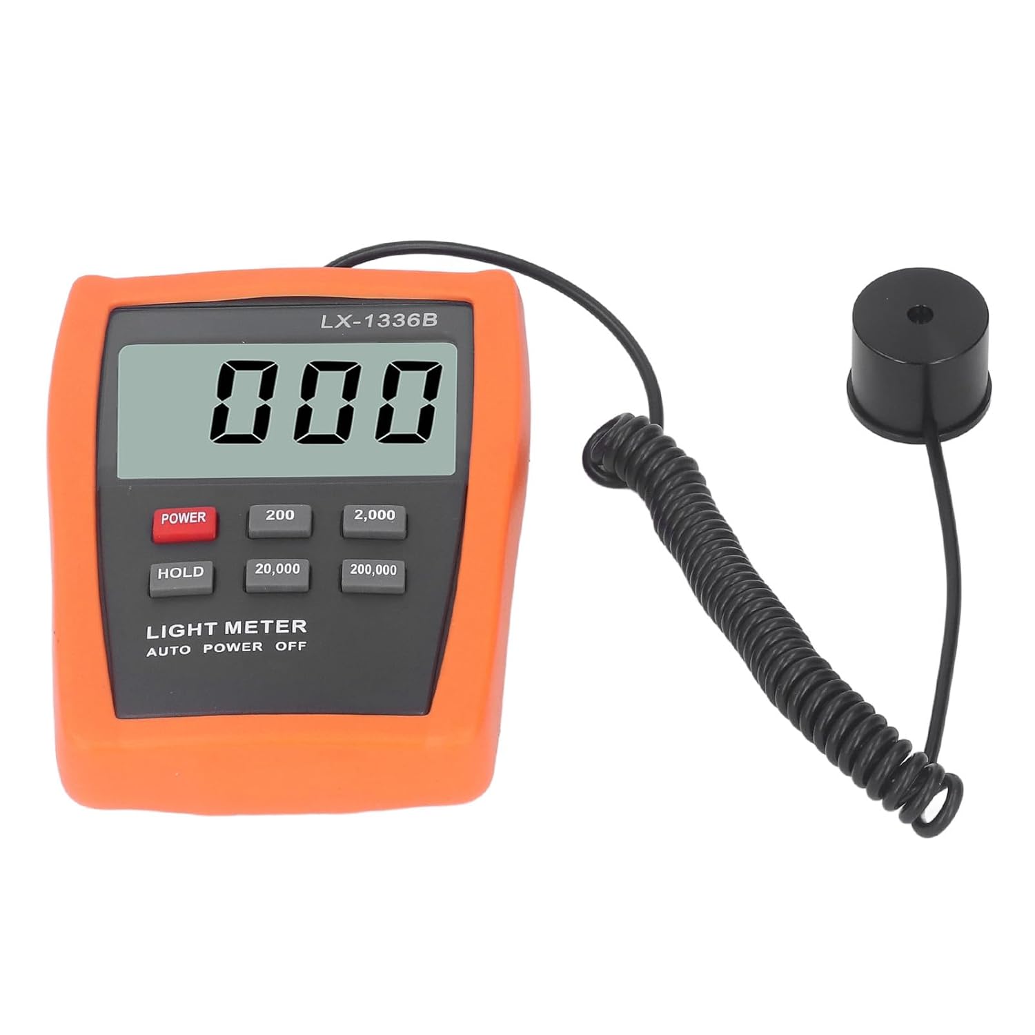 Illuminance Light Meter, Illuminance Light Meter, Digital Light Meter Screen Brightness Meter High ABS Housing CD ㎡ Digital Display Light Photometer for Lighting