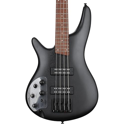 Ibanez Standard SR300EBL Left-handed Bass Guitar - Weathered Black