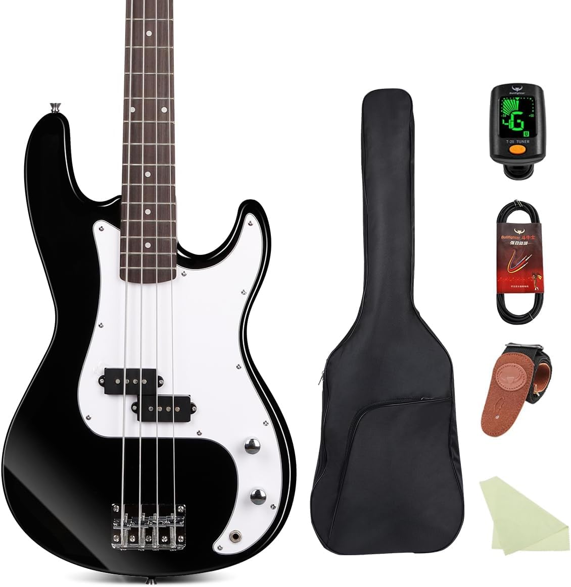 ベース ブラック 4弦 Amazon.com: Electric Bass Guitar 4 Strings Full-Size Standard Bass