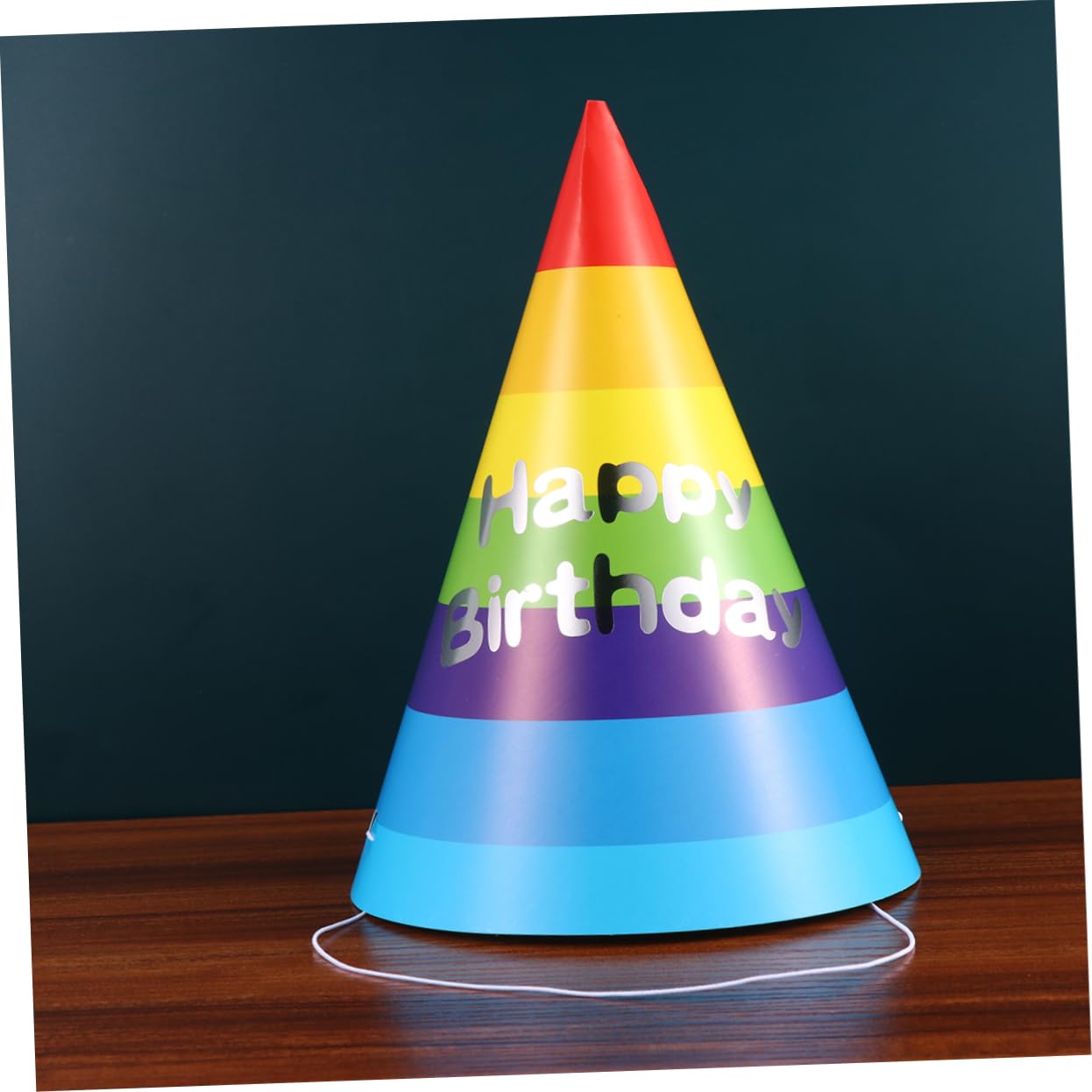 Cappelli 50 per Arcobaleno Compleanno Triangolari Festa Ragazzo Ragazza | Carta, Stabili sulla Testa, Comodi da Indossare, Decorativi per Foto Festa