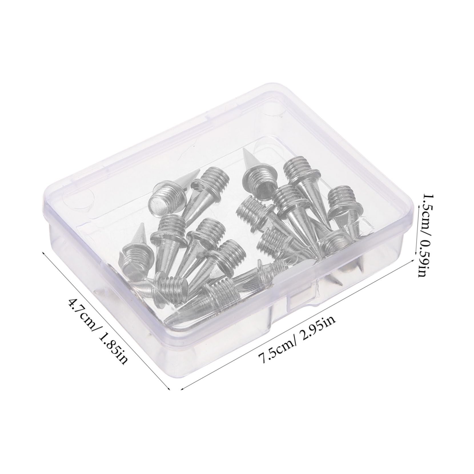 Mikikit Metal Track Spikes for Running Shoes Toe Fillers Replacement Studs for