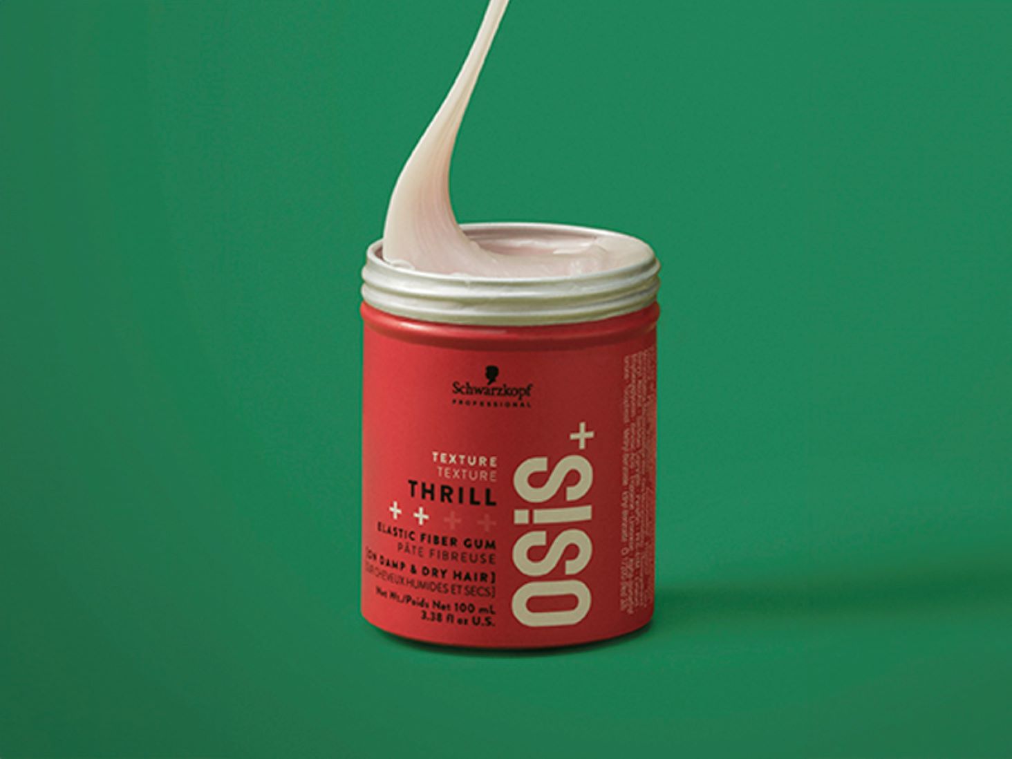 OSiS+ Thrill Fibre Gum - Medium Hold Flexible Style Control with Natural Shine