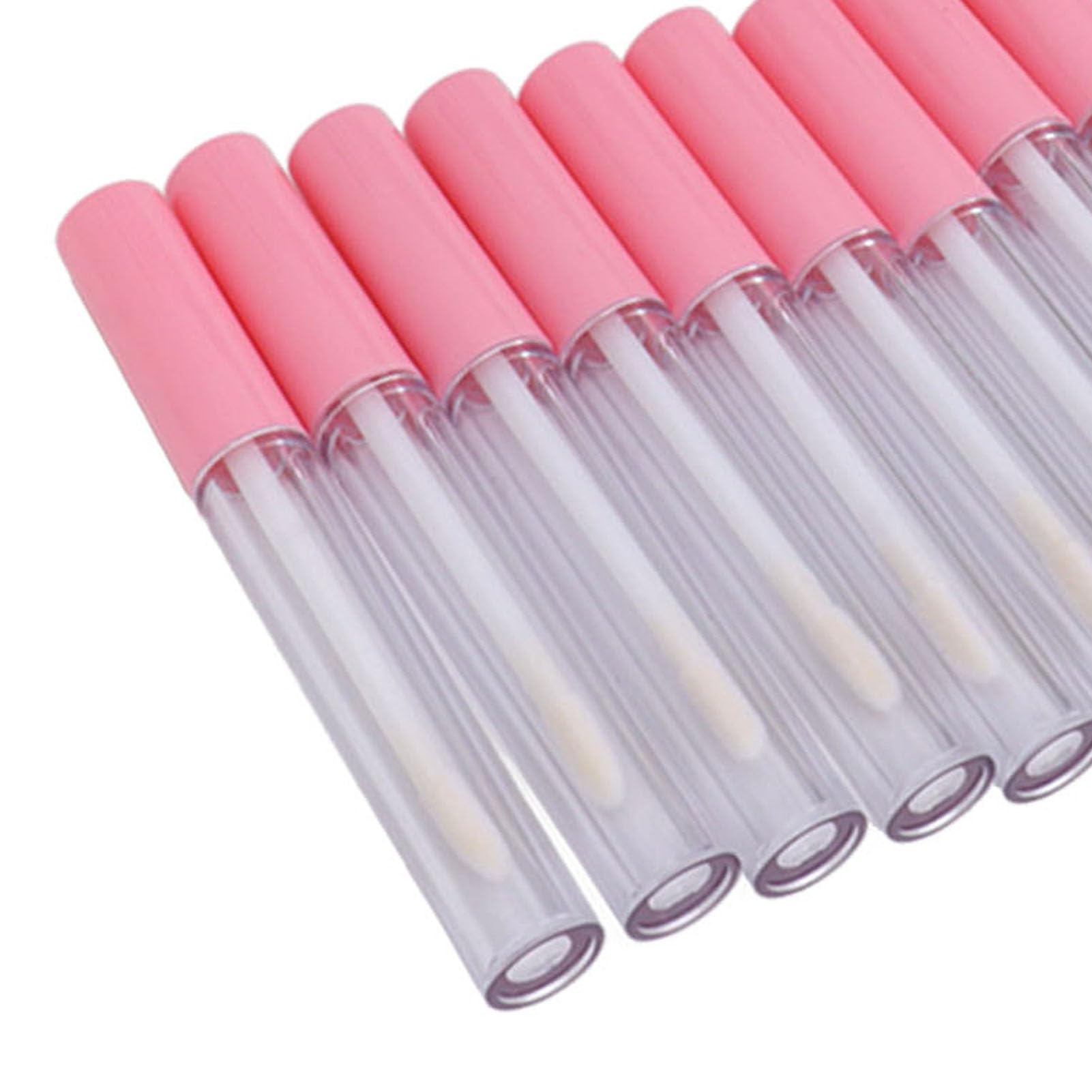 20 Stück Leere Lipgloss-Röhrchen In Weinglas-Form – DIY Nachfüllfläschchen Für Lippenpflege (8 Ml, Transparent)