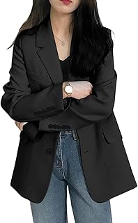 [TeMibery Lyric] ジャケット レディース コート アウター カジュアル 大きいサイズ 長袖 春 秋 冬 おしゃれ ビジネス ゆったり 上品 コート 着痩せ 無地 ブレザー 薄手 トップス エレガント 体型カバー 秋服 きれい vネック