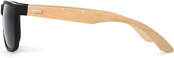 Dockers Men's Chase Sunglasses Sunglasses, Black and Bamboo, 53mm US