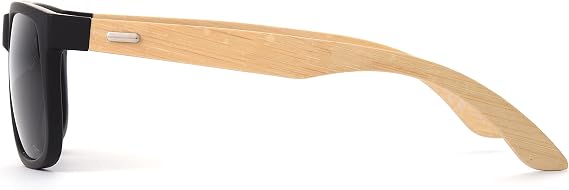 Dockers Men's Chase Sunglasses Sunglasses, Black and Bamboo, 53mm US