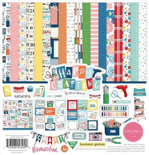 Happy Crafting Carta Bella kit de scrapbooking pour atelier créatif