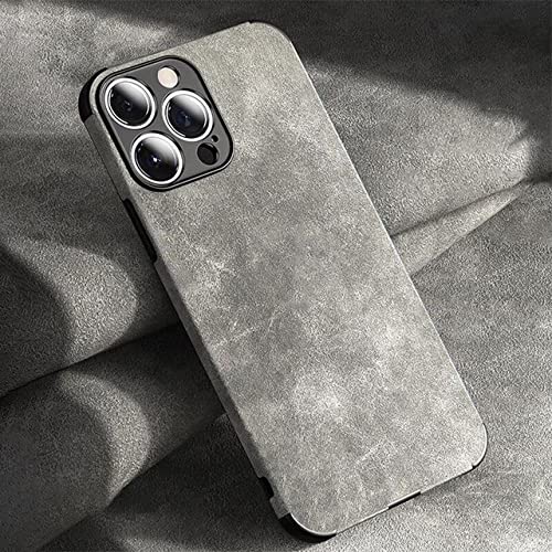 Coque iPhone antichoc cuir évite rayures chutes gris noir