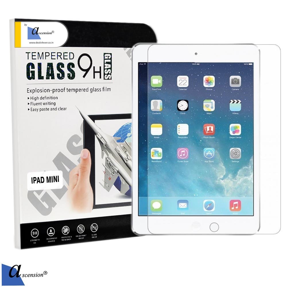 ascension Tempered Glass compatible for Apple iPad Mini (Black) Full Screen Coverage with Installation Kit Pack of 1 (B078W554WV) Amazon Price History, Amazon Price Tracker
