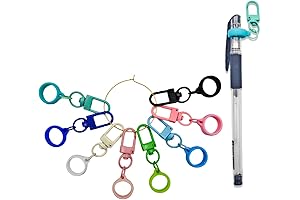 8 PCS Colored Badge Reel Pens for Nurses - Silicone Pen Holder, Nurse Badge Accessories