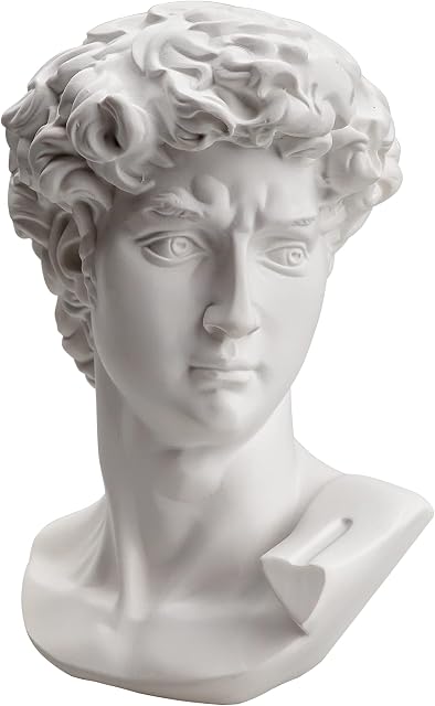 Waldosia 6 Inch Michelangelo's David Bust Statue