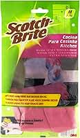 3M, Luva para Cozinha Scotch-Brite, Para Limpeza, Tamanho Médio, Rosa, 1 Par
