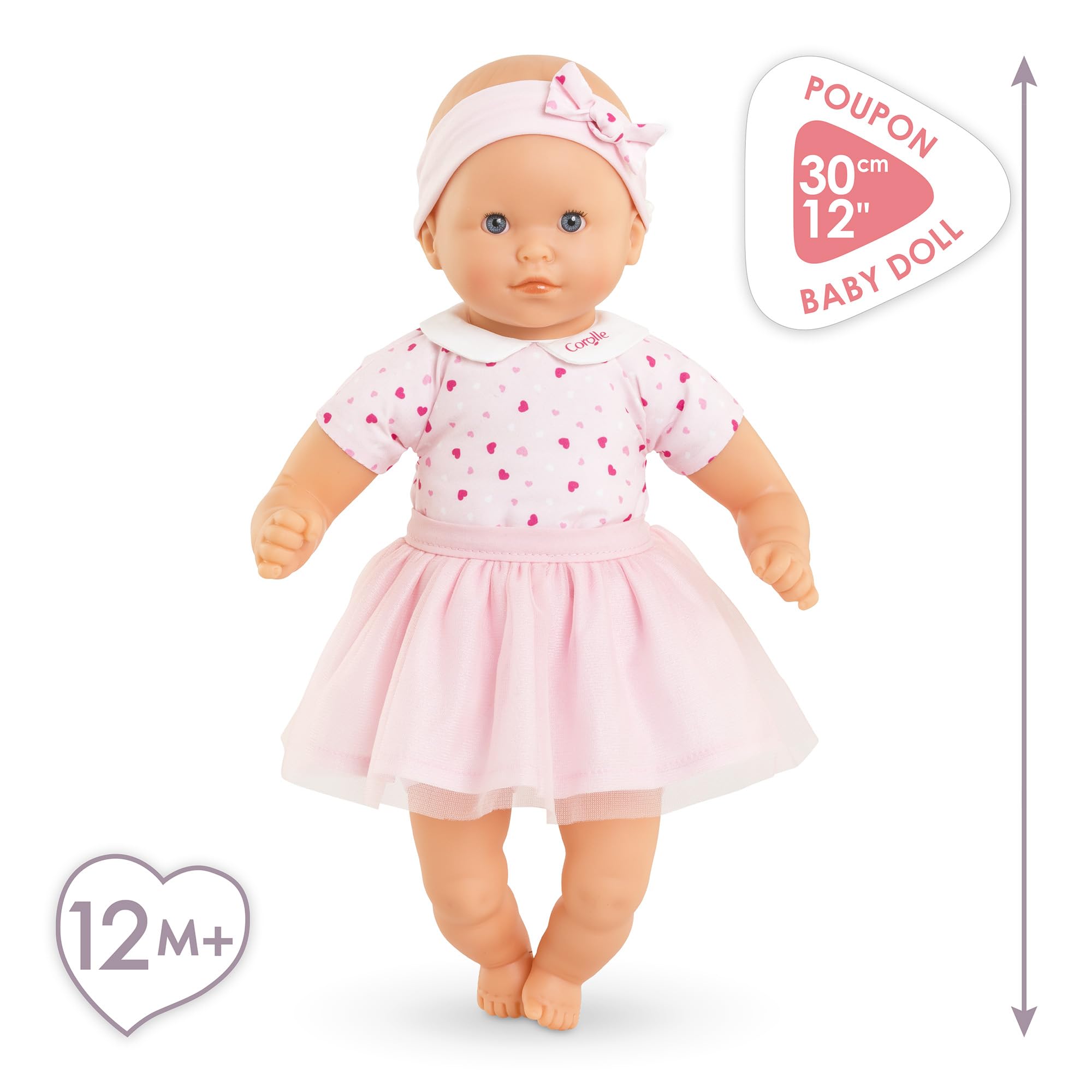 Corolle - My First Poupon, My Adorable Little Poupon, Serca, 30cm, od 12 miesięcy, 9000100810