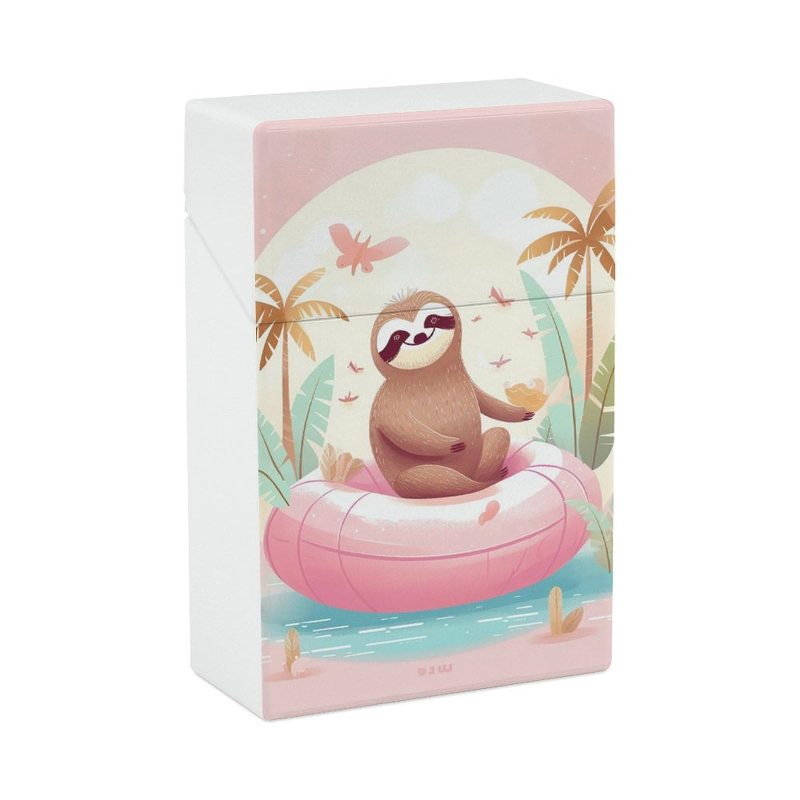 Amazon.com: Cigarette Case King Size Cigarette Case Sloth Flamingo Vintage  Cigarettes Holder Waterproof Hard Shell Cigarettes Box Durable Storage Box  for Women Men : Health & Household