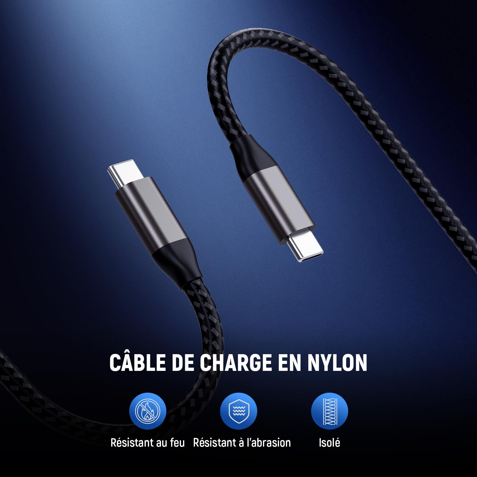 NEEWER NP-F970 Chargeur à 4 Canaux pour NP-F550 NP-F750 Caméscope Caméra Batterie, Chargeur de Batterie NPF à Charge Rapide PD 100W avec Écran OLED &100W Câble de Charge Rapide USB C à USB C, NW-F4