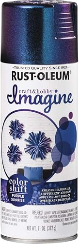 Miniatura 6 de Rust-Oleum Imagine Craft & Hobby Color Shift Pintura en aerosol Purple Sunrise, 11 onzas