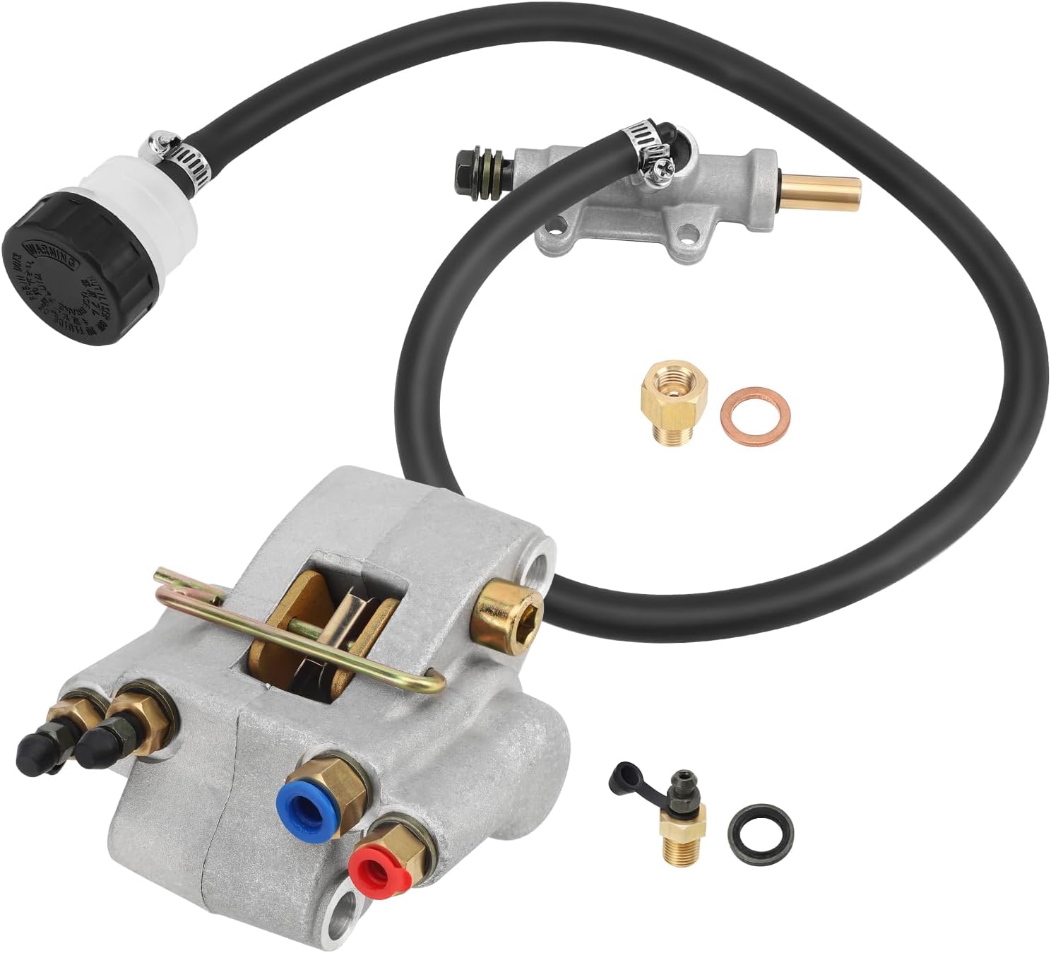 Rear Brake Caliper & Master Cylinder Compatible with Polaris Sportsman 500 400 335 1998-2002 Worker 335 500 Diesel 455, OEM#1910301 1930818 1910553 1910441 1910366 1930819