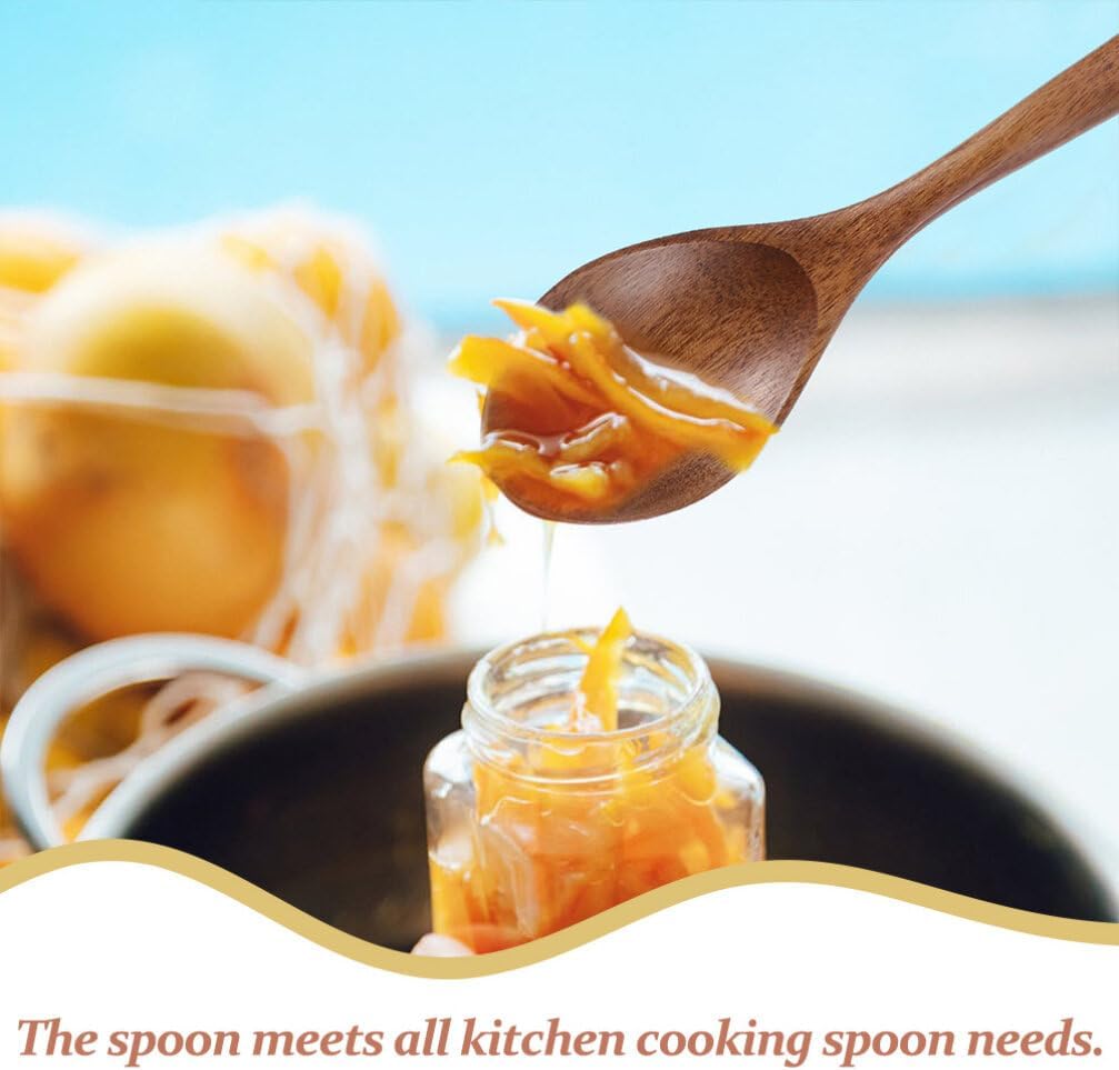 Luxshiny 8pcs Dessert Soup Spoons Reusable Kitchen Utensils for Cooking Stirring and Serving for Mom Housewarming