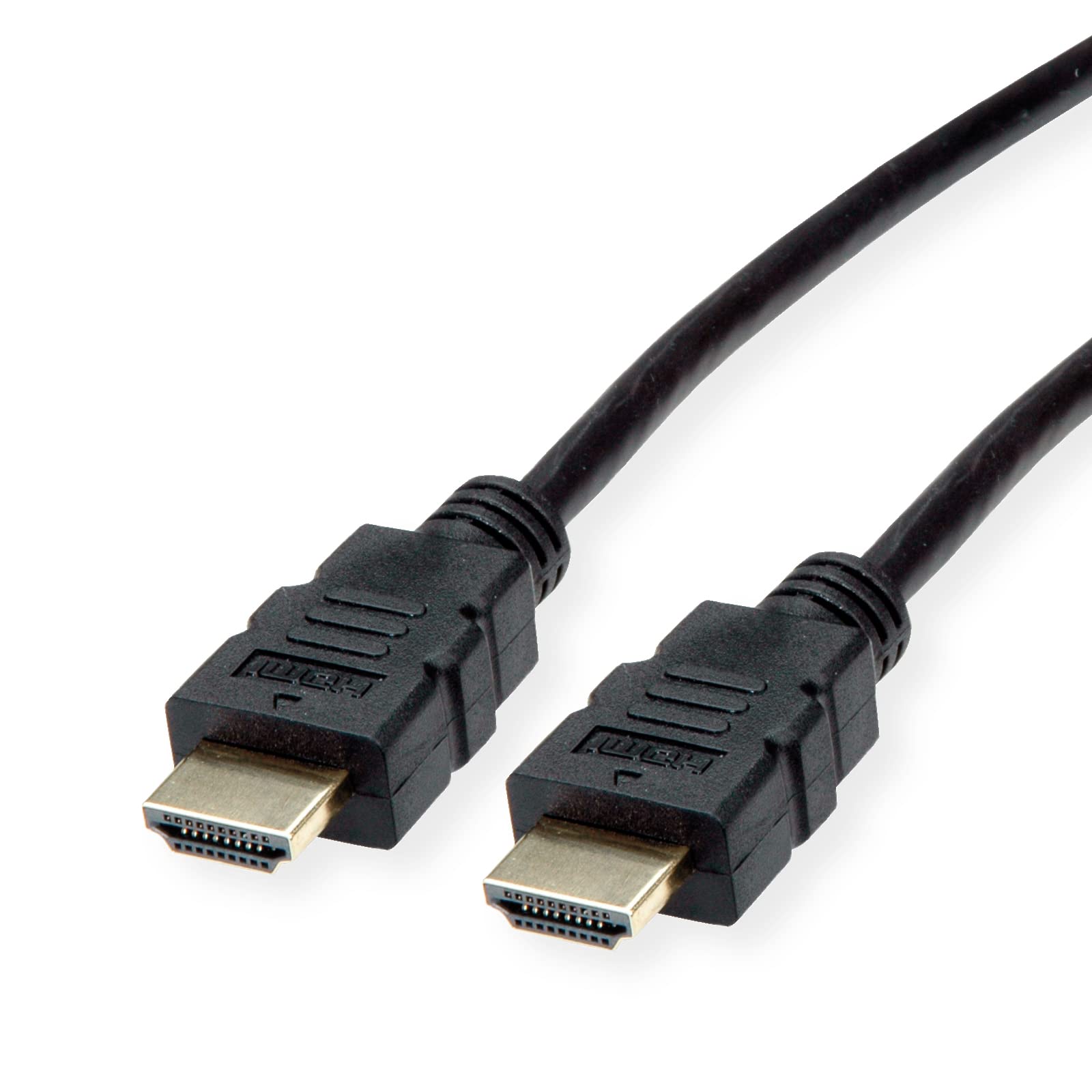 ROLINE HDMI High Speed Cable with Ethernet, TPE, Black, 1.5 m