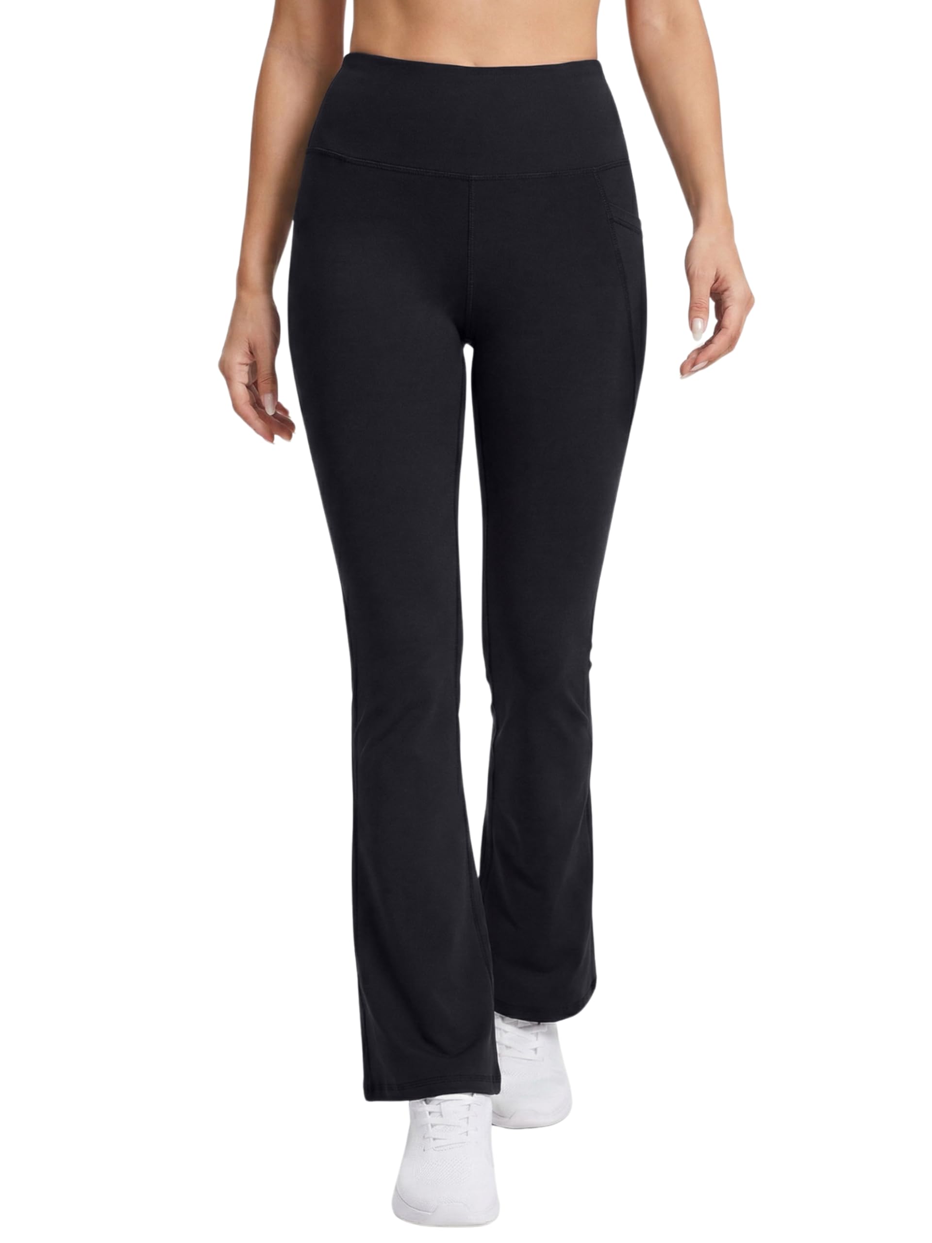 Womanista Flare Pants for Women || Casual Trousers Women|| Trackpant for Woman || Gym Pants for Workout || Wide Leg Trousers || Stretchable Lycra Yoga-image-4