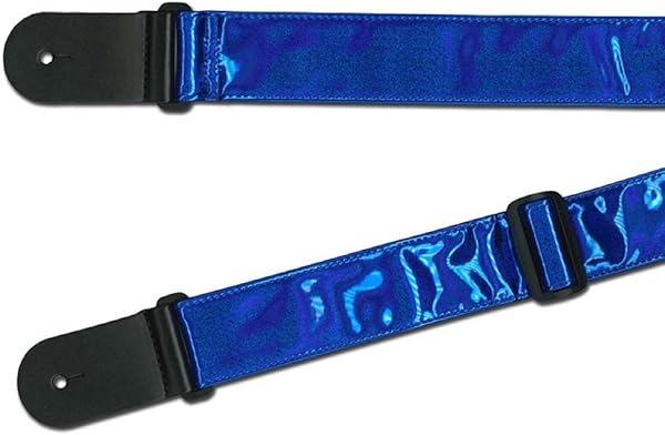 Amazon _ 【正規品】 RENEGADE ギターストラップ ヴィニール レザー ダークブルー SHINY VINYL D-BLUE _ ギターストラップ _ 楽器・音響機器