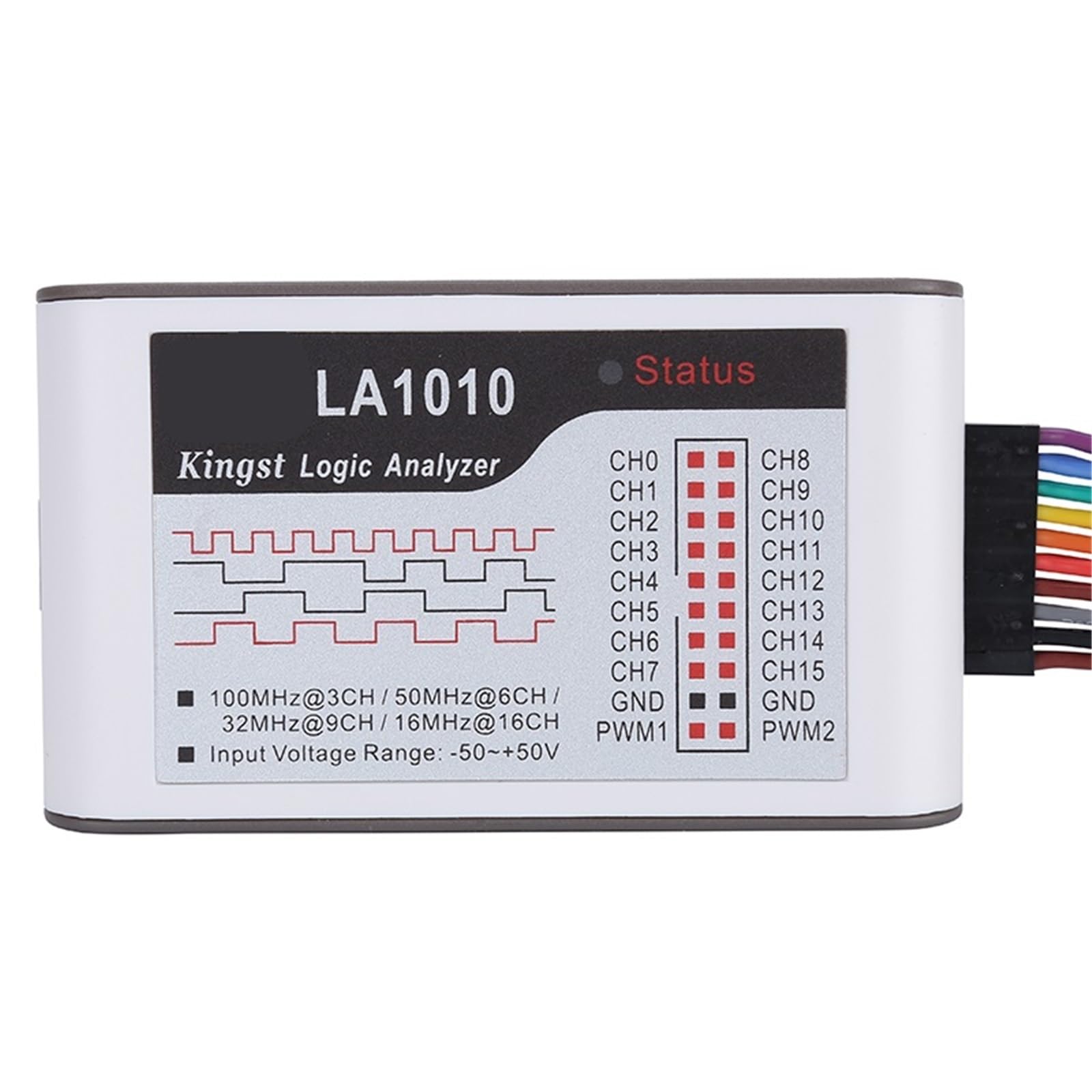 1 stück LA1010 16CH 100MHz USB Logic Analyzer for MCU ARM FPGA FPGA Debug-Tool Englische Software