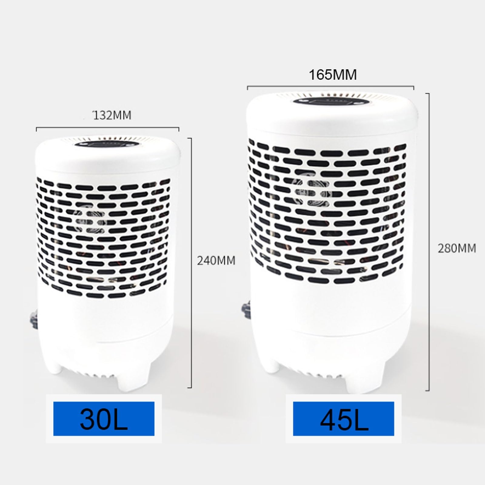 Aquarium-Kühler und Heizung, 30/45 l, kleiner Aquarium-Wasseraufbereiter mit 3–35 ℃ einstellbarer Temperatur und LCD-Display für Süßwasser- und Meeresfrüchte-Anbau