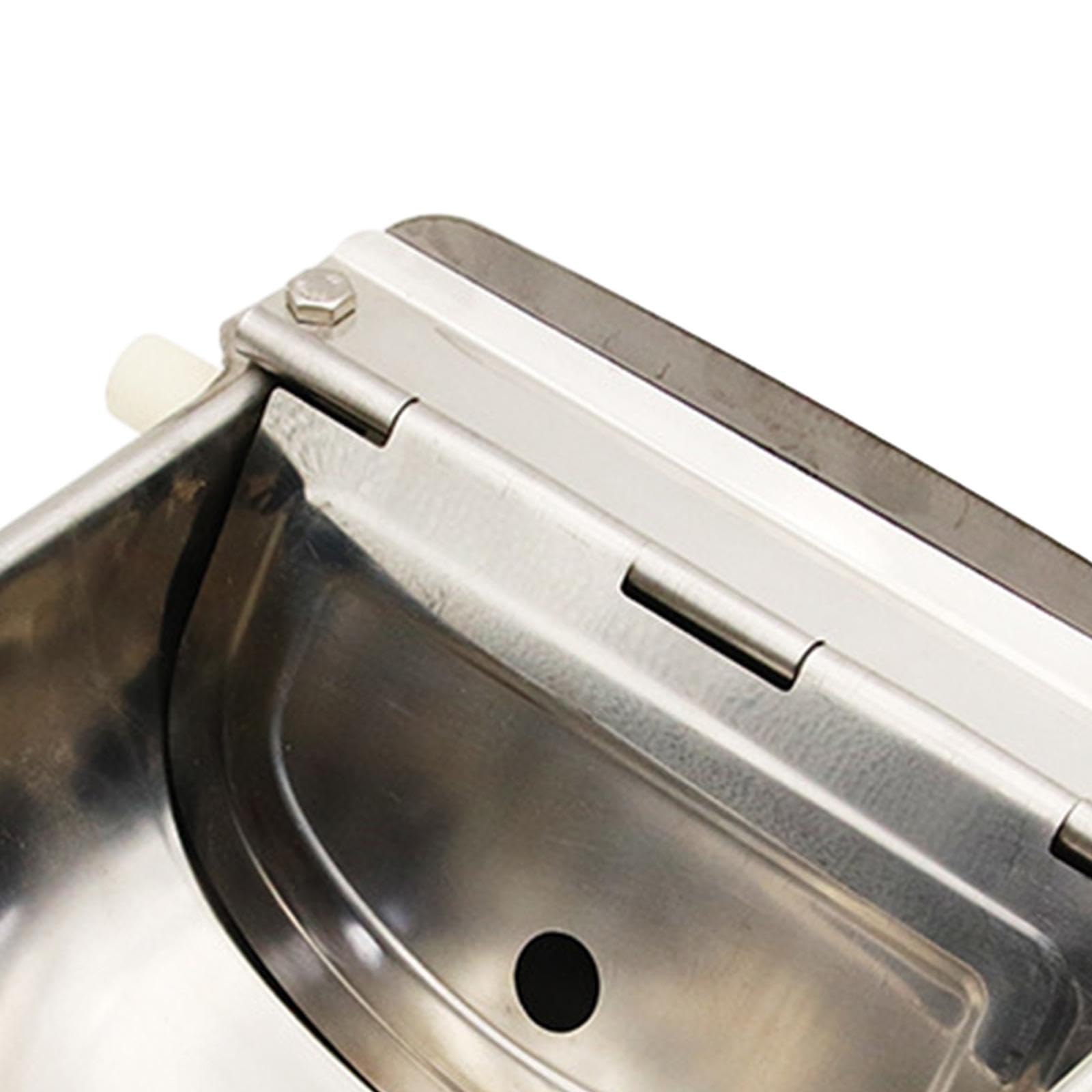 Abbeveratoio Automatico Robusto per Pecore Ciotola d'Acqua per Cani Suini Fornitura Idrica Adatto a Animali di Cortile Agricoltura, Nessun Foro con Tubo