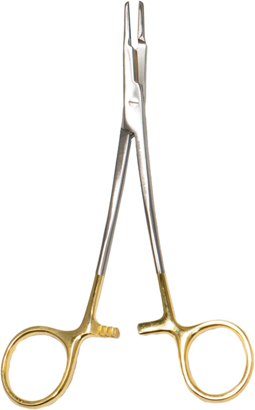 Olsen Hegar Needle Holder 5.5" Tungsten Carbide German