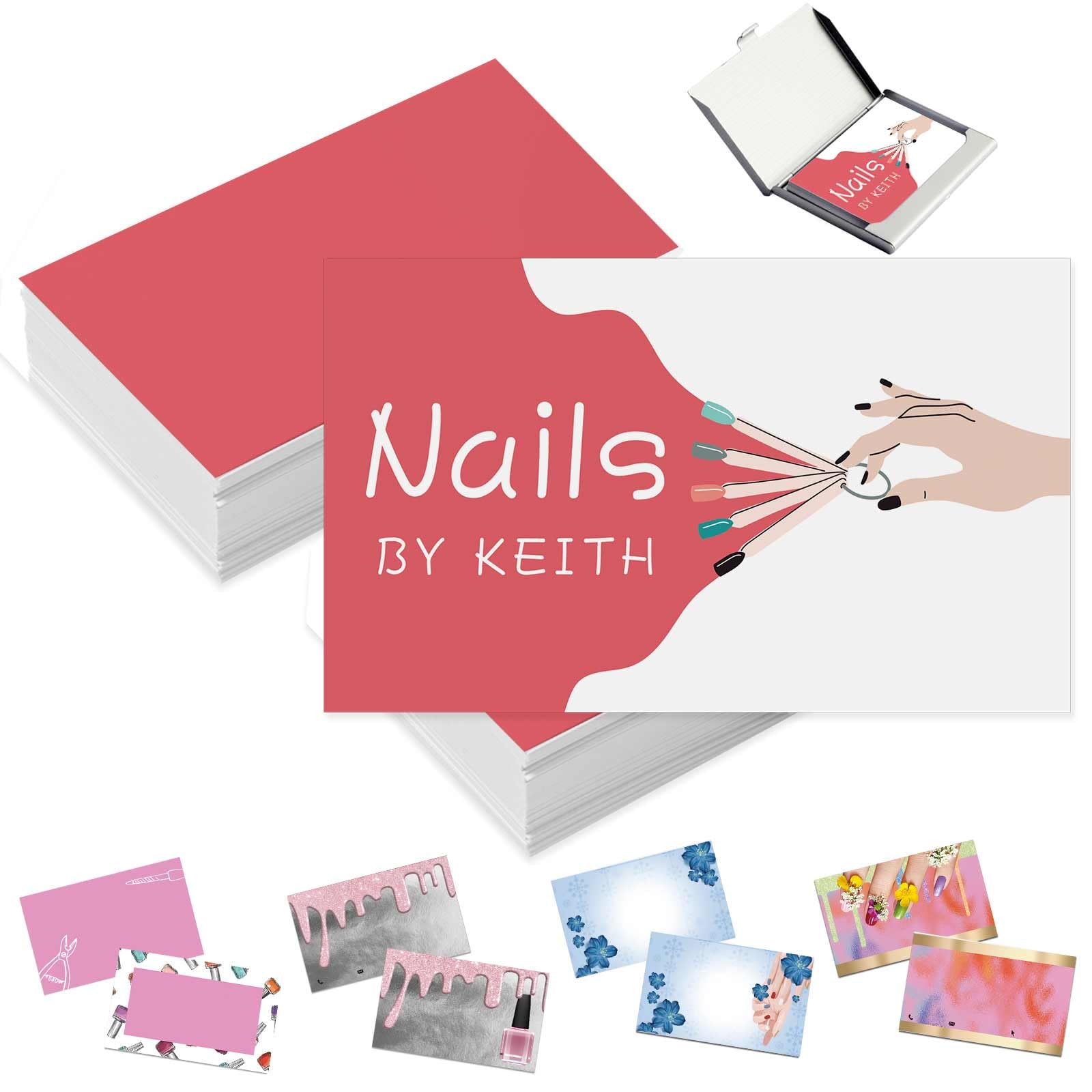 Custom Business Cards with Photo & Logo - Personalised Double Sided 1000/500/200 - Waterproof 3.5" x 2"