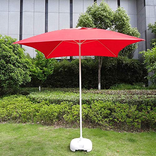 Parasols 6,6 Ft / 2 M Vierkante Patio Tuintafelparaplu, Perfect Voor Buitentuin, Strand Commerciële Evenementenmarkt… - Afbeelding 4