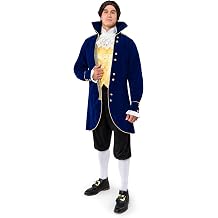 Spooktacular Creations Halloween Men Aristocrat Costume, Colonial Costume Men for Halloween Dress Up Party Cosplay