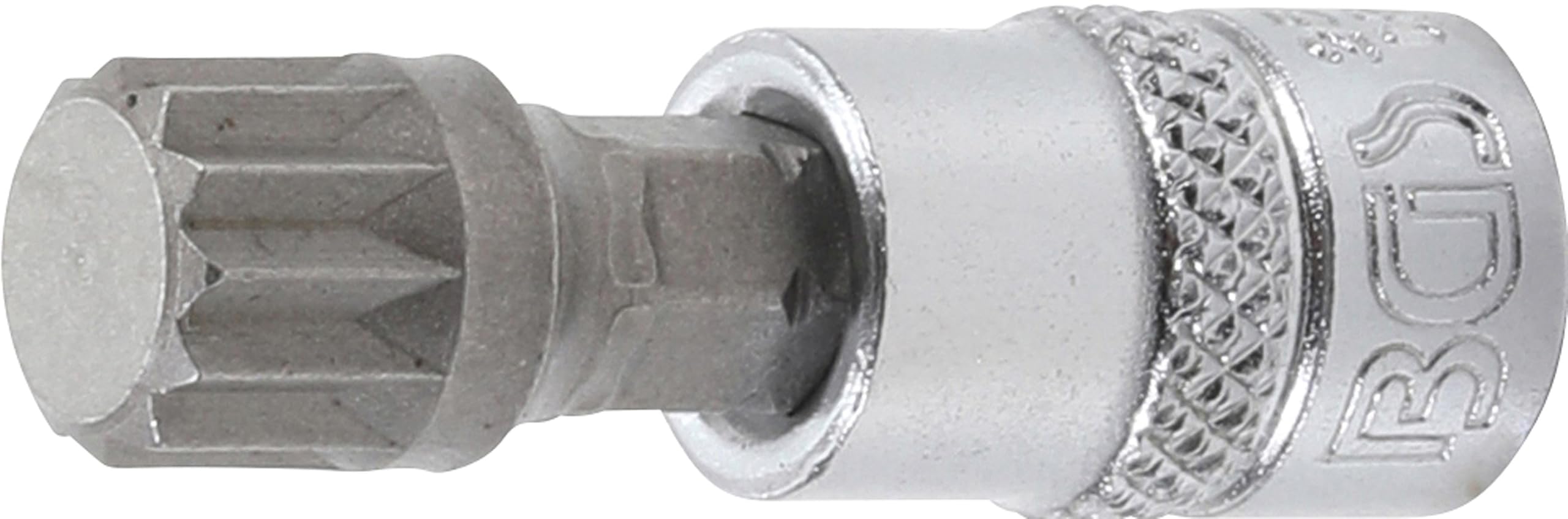 Bgs Silver/Grey 2506 | Bit Socket | 6.3 Mm (1/4") Drive | Spline (For Xzn) M10
