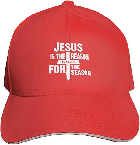 Jesus is The Reasons for The Season - Gorra de béisbol ajustable negra para hombres y mujeres