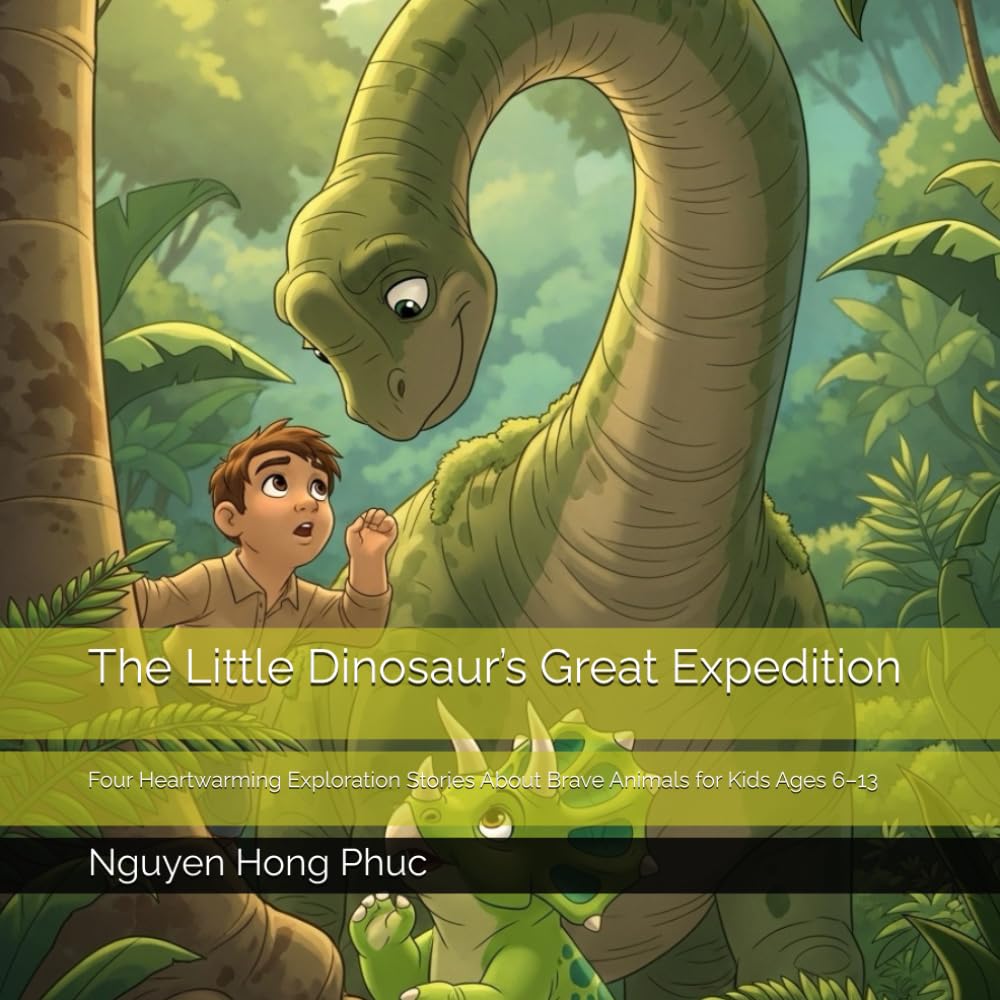 The Little Dinosaur’s Great Expedition: Four Heartwarming Exploration Stories About Brave Animals for Kids Ages 6–13 (This book brings together five ... magical moments, and unforgettable journeys.)