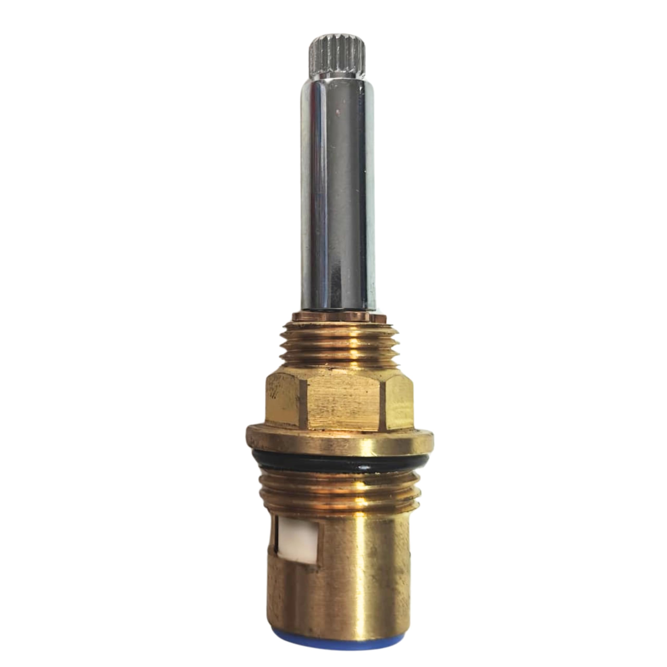 TC205 Mixer Tap Cartridge Replacement Tap Valves for Bristan 1901 Bridge, High Neck and Easy Fit 1/2" 7.6mm x 20 Spline, 77mm Total Spline Length (1 Blue)