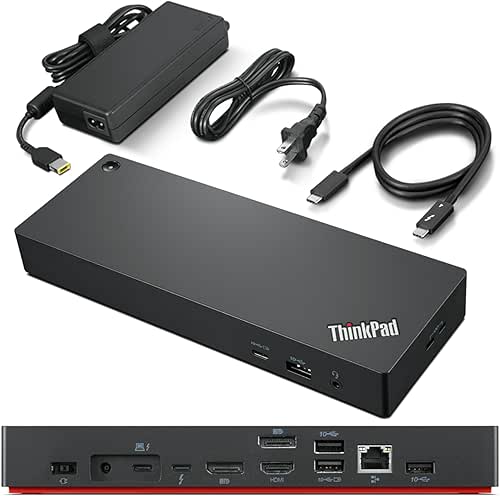 Lenovo ThinkPad Universal Thunderbolt 4 Dock, 4 Displays, Dynamic Power