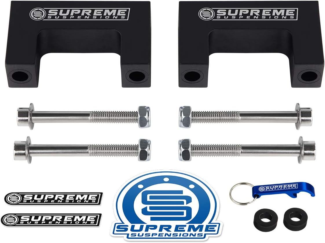 Supreme Suspensions Rear Shock Lift Extenders for 2" Lifted GMC C