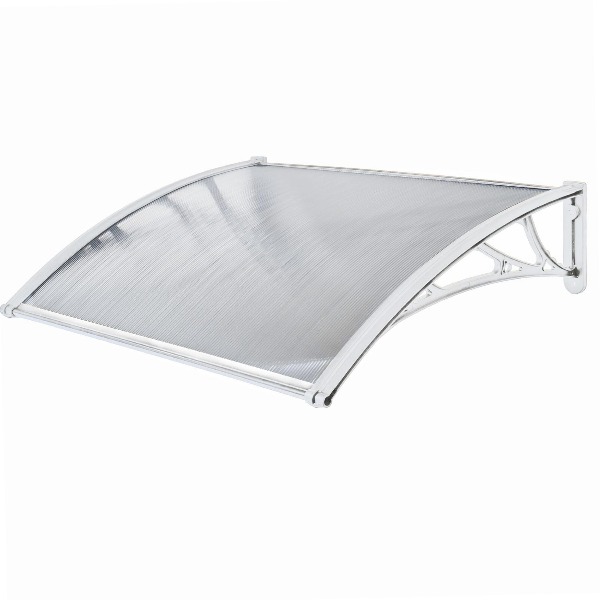 WERKA PRO Marquesina de policarbonato Blanca 80 x 120 cm