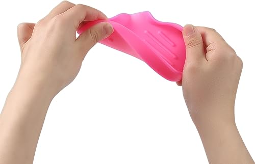 Vista 411 de Jaboneras de baño de silicona con boquilla de drenaje, organizador de fregadero de baño y cocina, soporte para esponja, bandeja de jabón para Gris