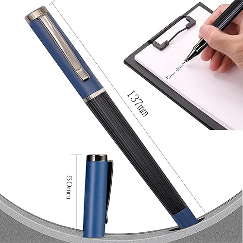 Miniatura 6 de Gullor Pluma estilográfica de barril de cobre negro, punta fina, instrumento de escritura suave con convertidor, multicolor